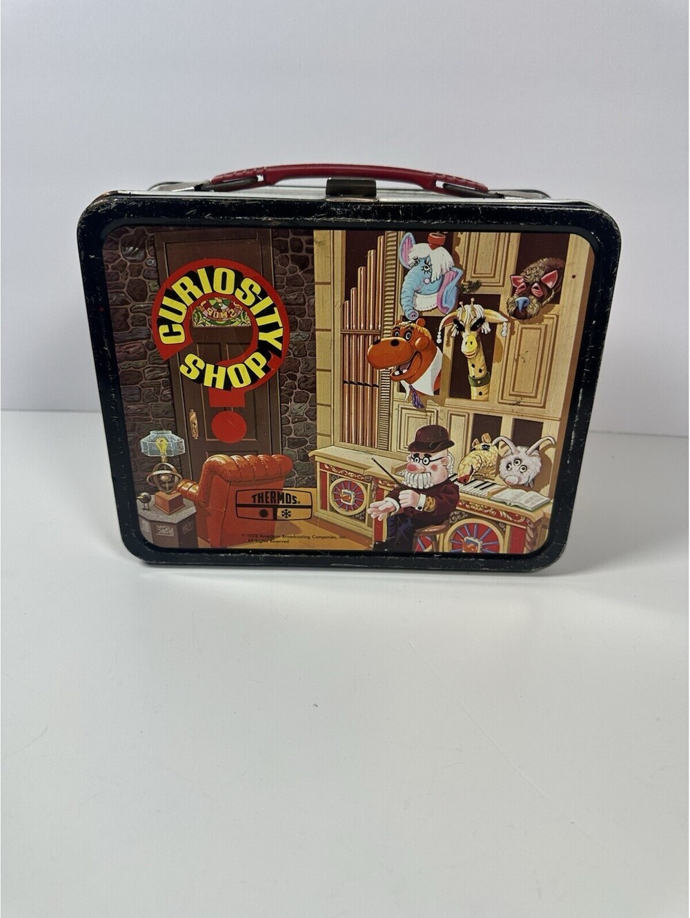 Vintage, Curiosity Shop, Metal Lunchbox 1972 King-Seeley no Thermos ABC TV Show